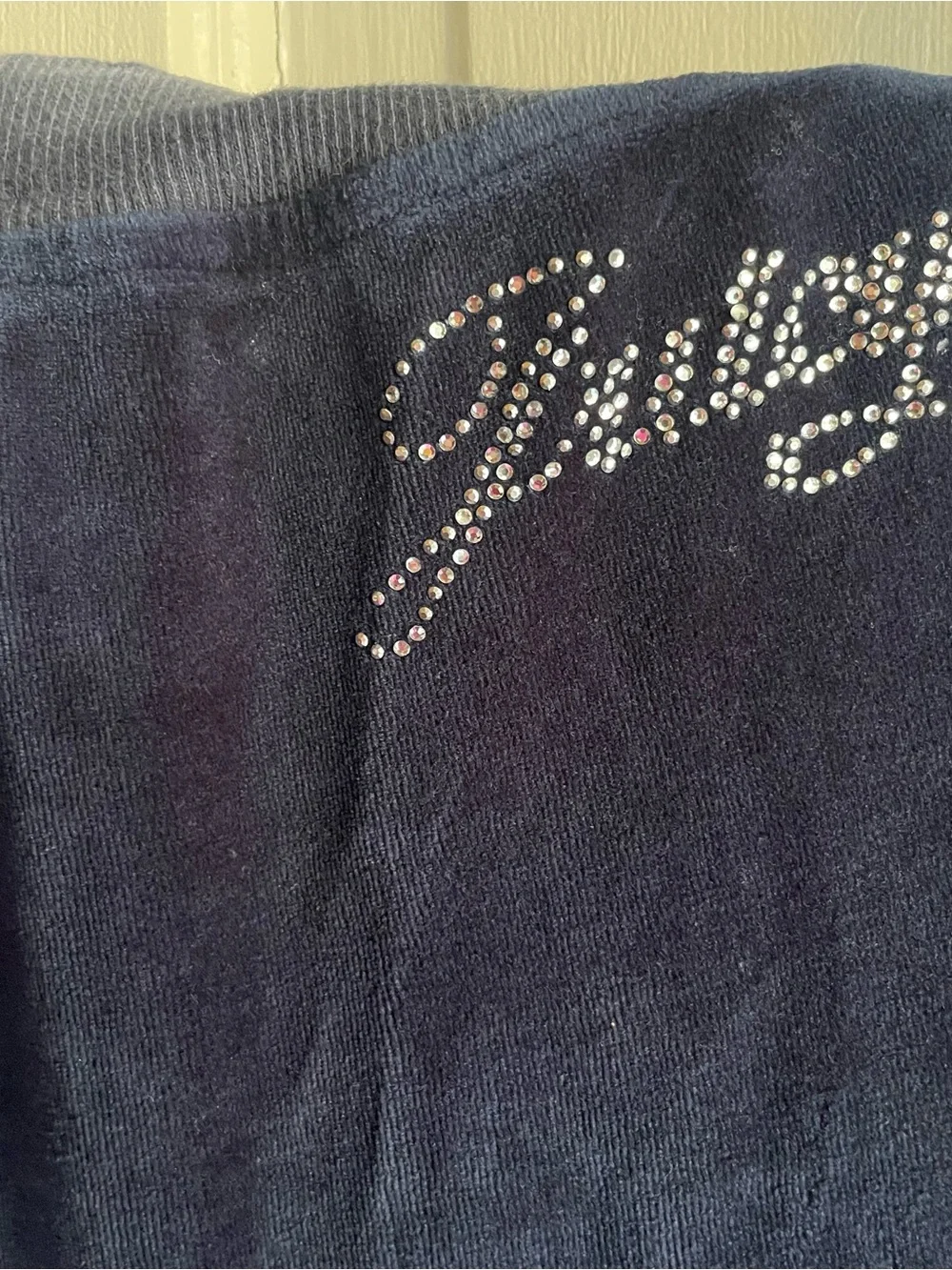 Girls Juicy Couture Navy Velour Matching Set- Hoodie and Sweats